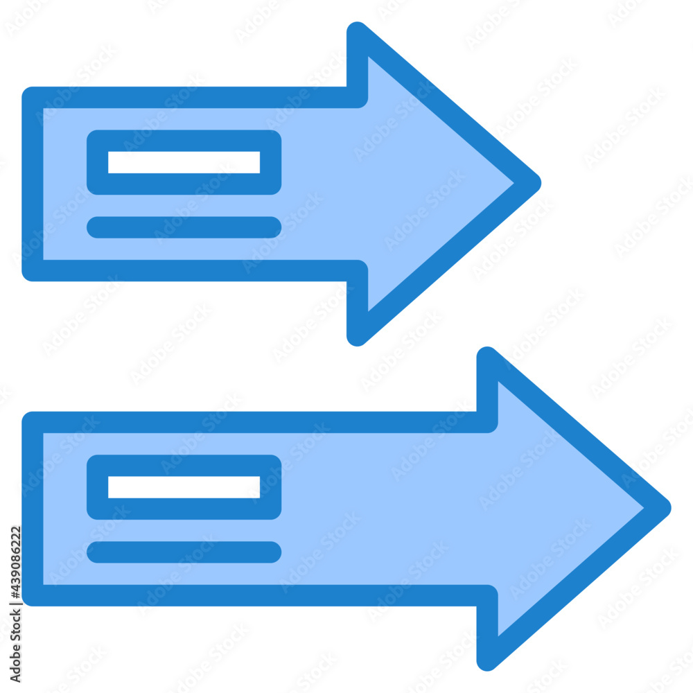 arrow blue style icon arrow blue style icon