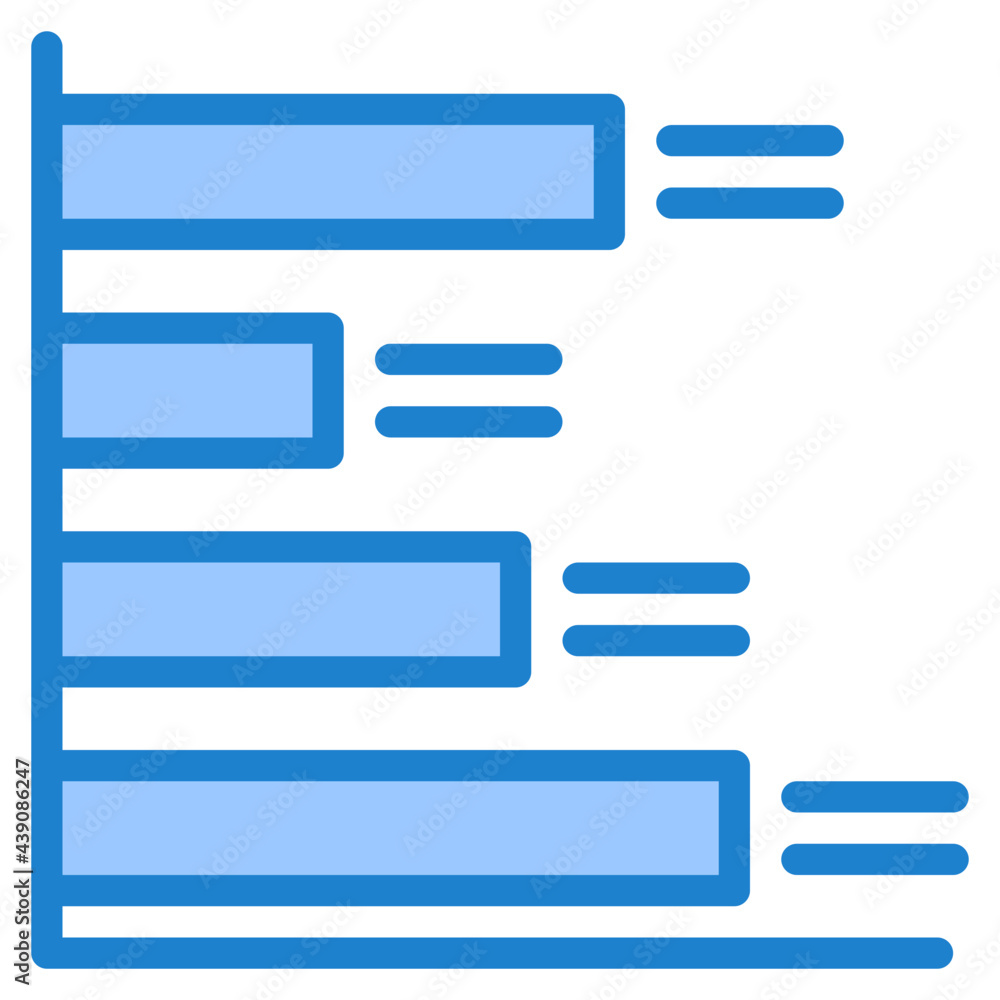 bar chart blue style icon bar chart blue style icon