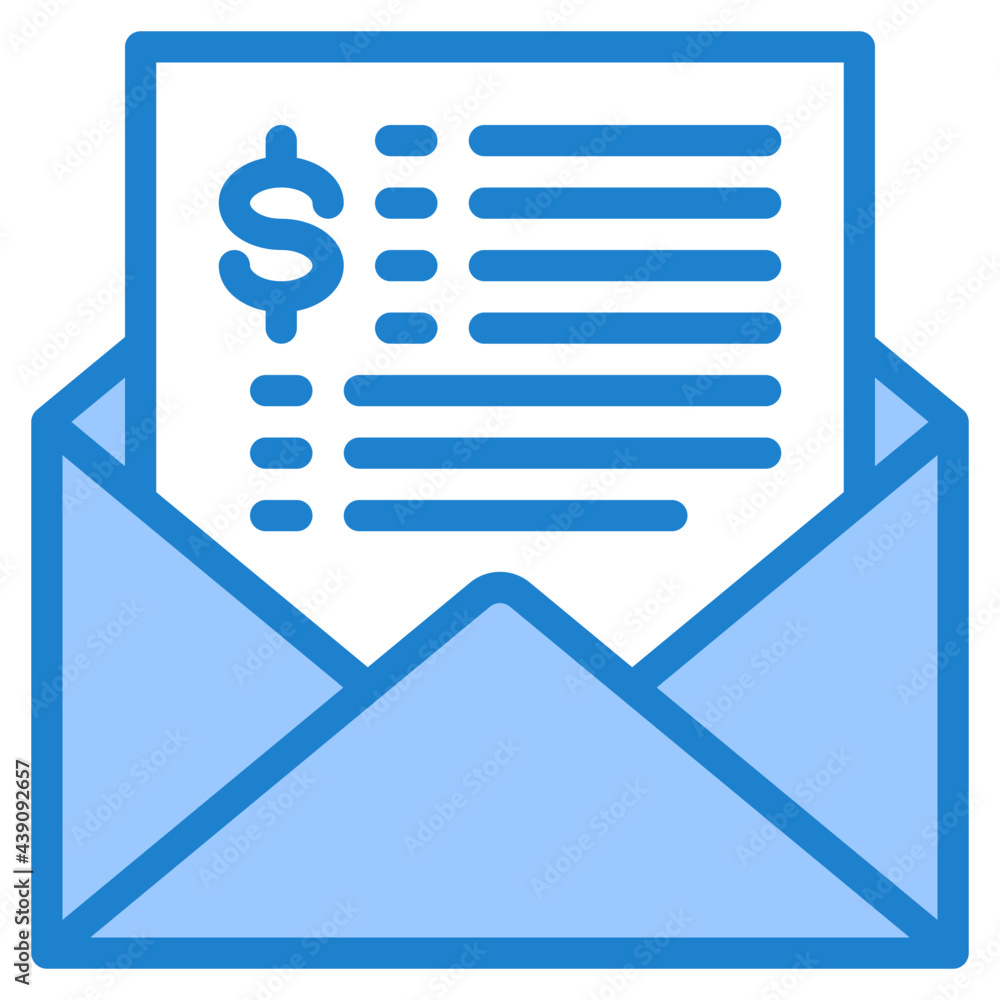 mail blue style icon mail blue style icon