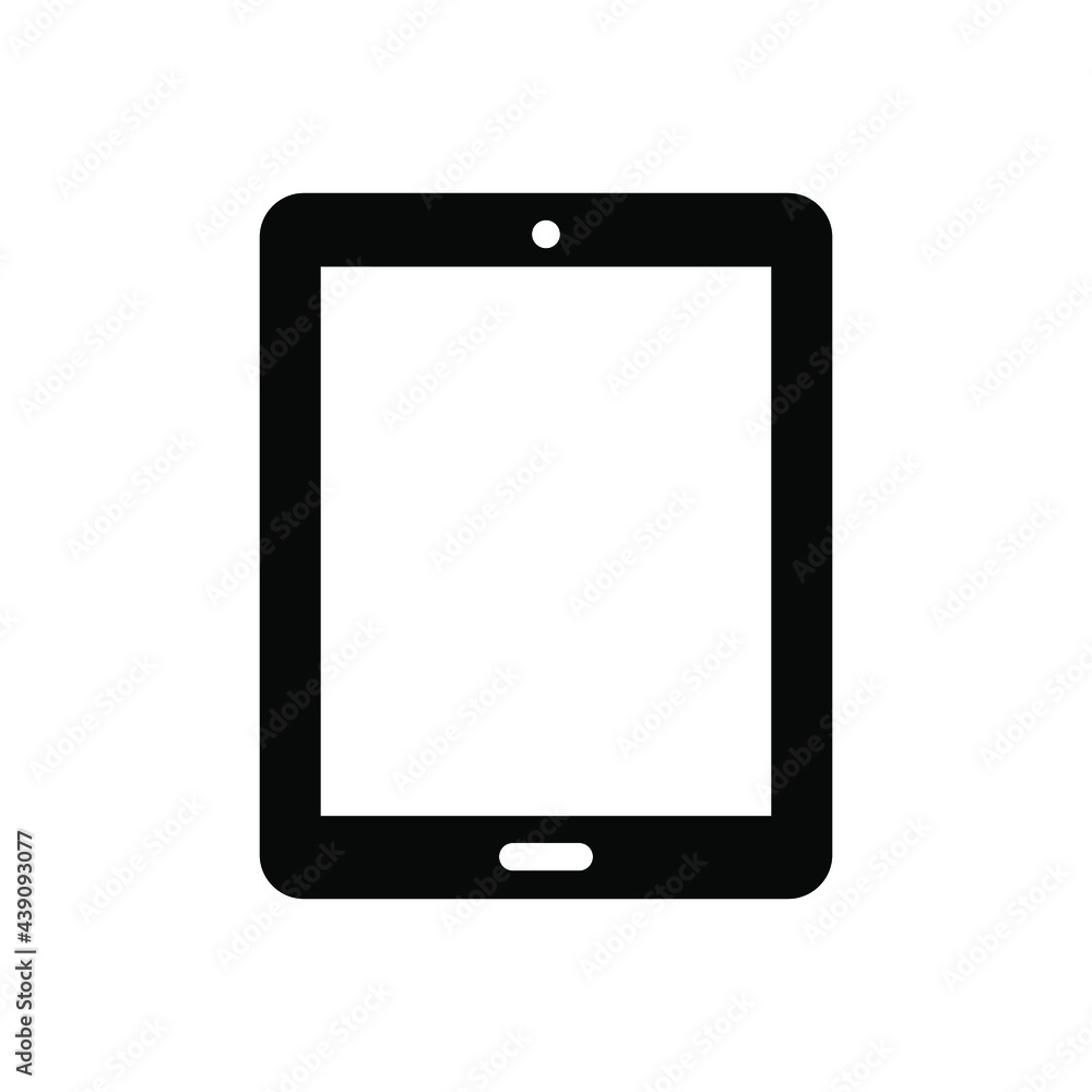 Digital tablet icon vector graphic illustration Digital tablet icon vector graphic illustration