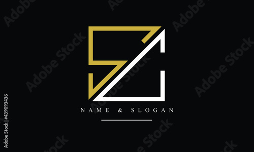 SC, CS, S, C abstract letters logo monogram