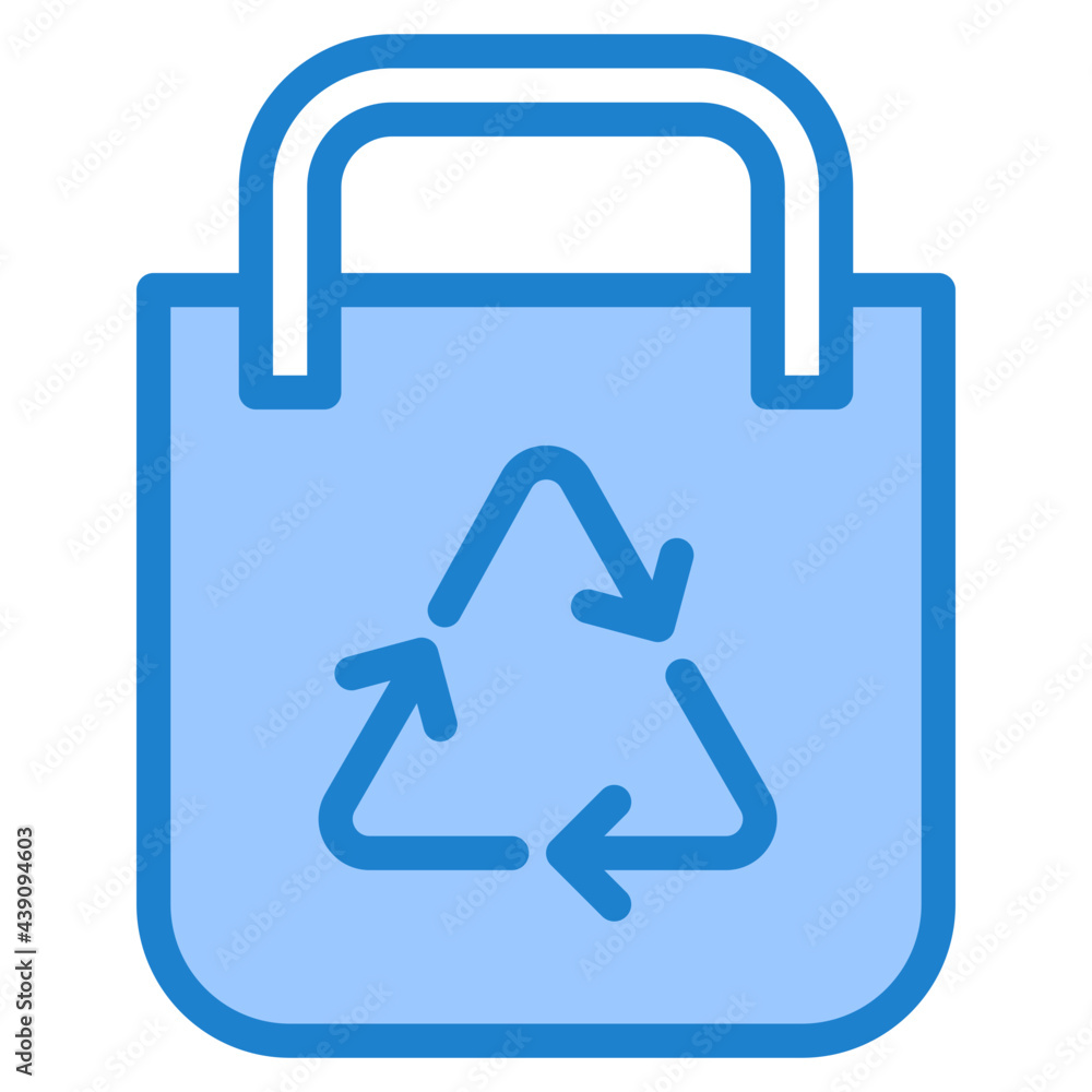 recycle blue style icon recycle blue style icon