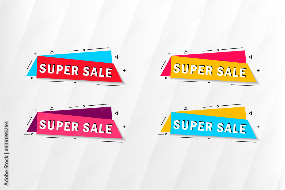Sale banner template design isolated in diagonal grey white gradient background. Super Sale, end of season special offer banner. vector illustration. mega sale Sale banner template design isolated in diagonal grey white gradient background. Super Sale, end of season special offer banner. vector illustration. mega sale