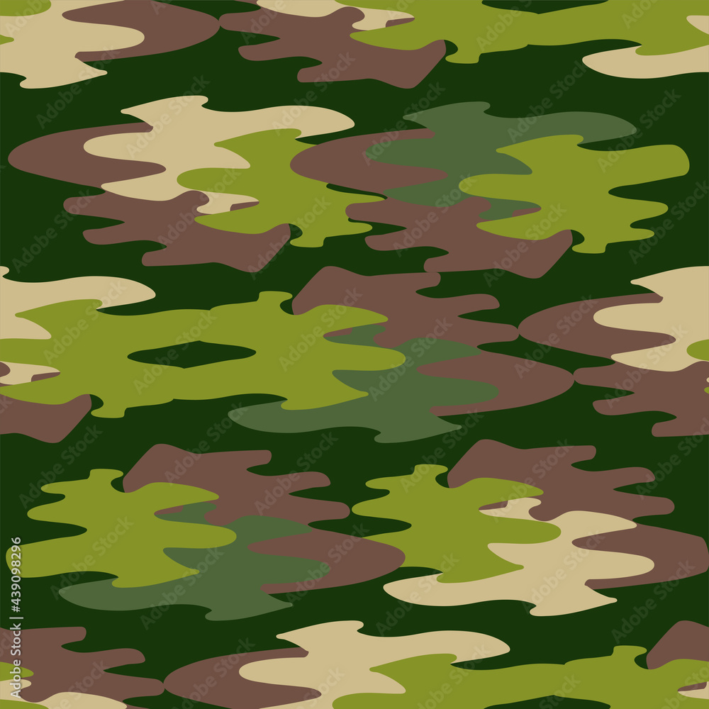 Fototapeta premium Abstract khaki pattern for cloth design. Seamless fashion wallpaper. Grunge fashion background.