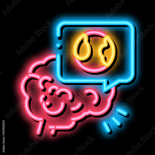 stroke due atherosclerosis neon light sign vector. Glowing bright icon stroke due atherosclerosis sign. transparent symbol illustration