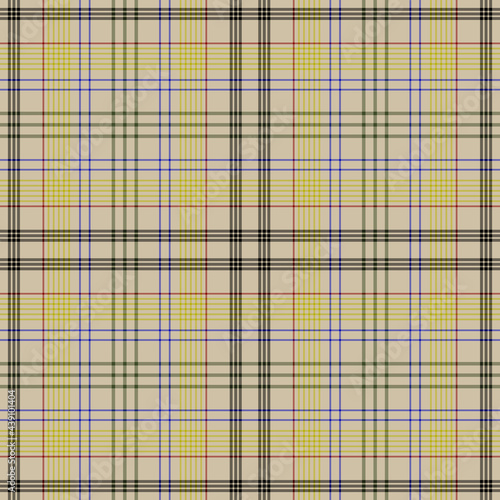  Tartan checkered fabric seamless pattern.