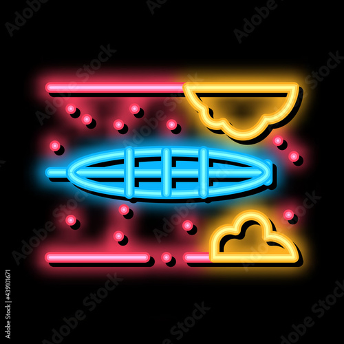 cleaning operation of atherosclerosis neon light sign vector. Glowing bright icon cleaning operation of atherosclerosis sign. transparent symbol illustration