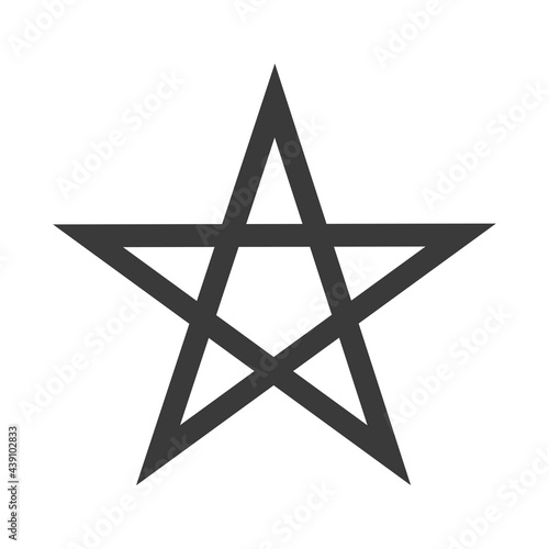 Esoteric symbols. Mystic and magic design with crystals, sun, stars, skull and moon.