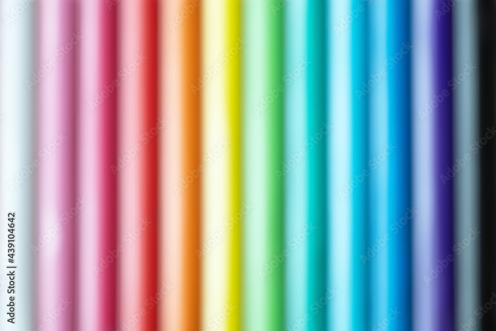 Obraz premium Blurred colorful blur isolated on white background.