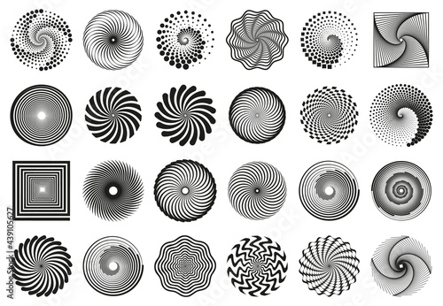 Canvas Print Swirl spirals