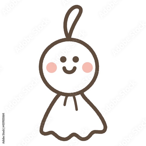 てるてる坊主　かわいいイラスト