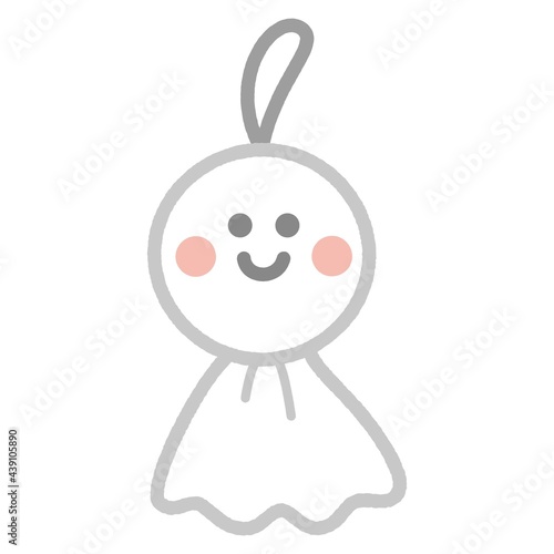 てるてる坊主　かわいいイラスト