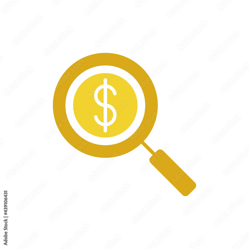 Money Search icon Vector Illustration. Money with Searching icon vector design concept for Banking, Finance, Currency and Trading Investment Business website, symbol, icon, sign, App UI template. Money Search icon Vector Illustration. Money with Searching icon vector design concept for Banking, Finance, Currency and Trading Investment Business website, symbol, icon, sign, App UI template.