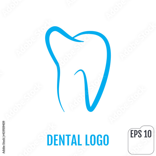 Dental logo. Dental clinic icon design. Tooth