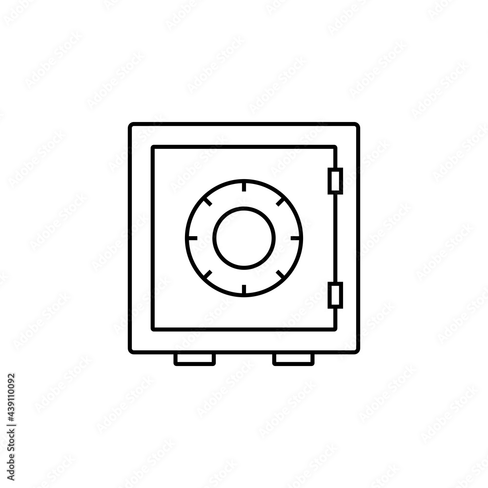 safe icon, safety vector, secure illustration safe icon, safety vector, secure illustration