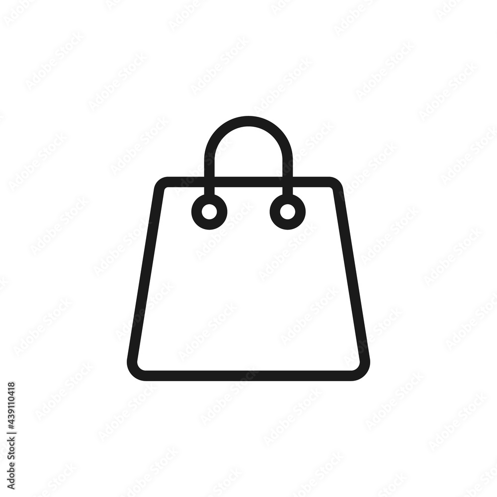 Shopping Bag icon Vector Illustration. Shopping Bag vector icon design for e-commerce, online store and marketplace. Shopping Bag icon vector for website, mobile, logo, symbol, button, sign, app Shopping Bag icon Vector Illustration. Shopping Bag vector icon design for e-commerce, online store and marketplace. Shopping Bag icon vector for website, mobile, logo, symbol, button, sign, app