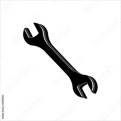 Open End Wrench Icon, Spanner