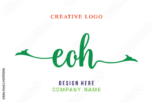 EOH  lettering logo is simple, easy to understand and authoritative photo