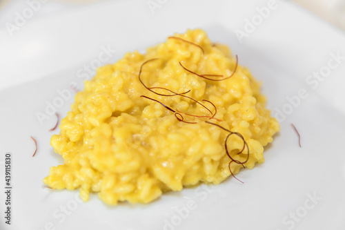 Fotografie Italian saffron risotto alla milanese