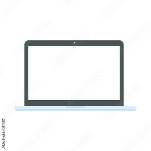 empty laptop mockup vector online business contact ideas