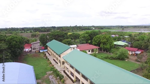 One of the mass-produced low-cost multi-story school buildings built in almost all villages by Philippine President Rodrigo Duterte during his term year 2016 to 2022. photo