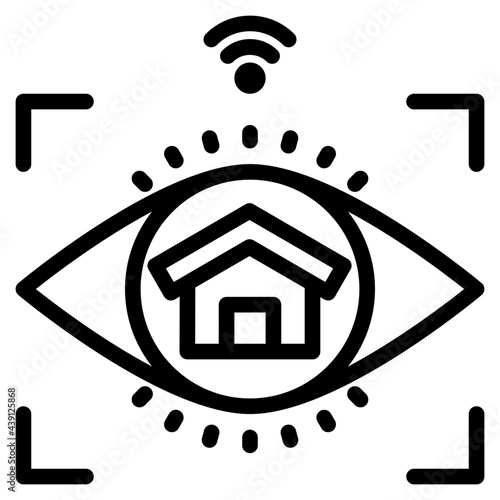 smarthome outline style icon