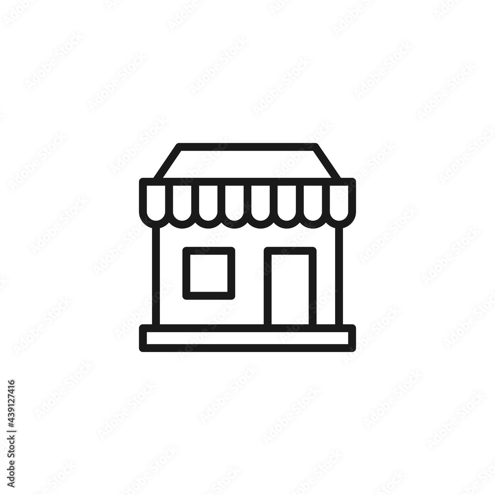 Store icon Vector design Illustration. Store Building icon vector design for e-commerce, online store and marketplace. Market Shop icon vector for website, mobile, logo, symbol, button, sign, app UI Store icon Vector design Illustration. Store Building icon vector design for e-commerce, online store and marketplace. Market Shop icon vector for website, mobile, logo, symbol, button, sign, app UI