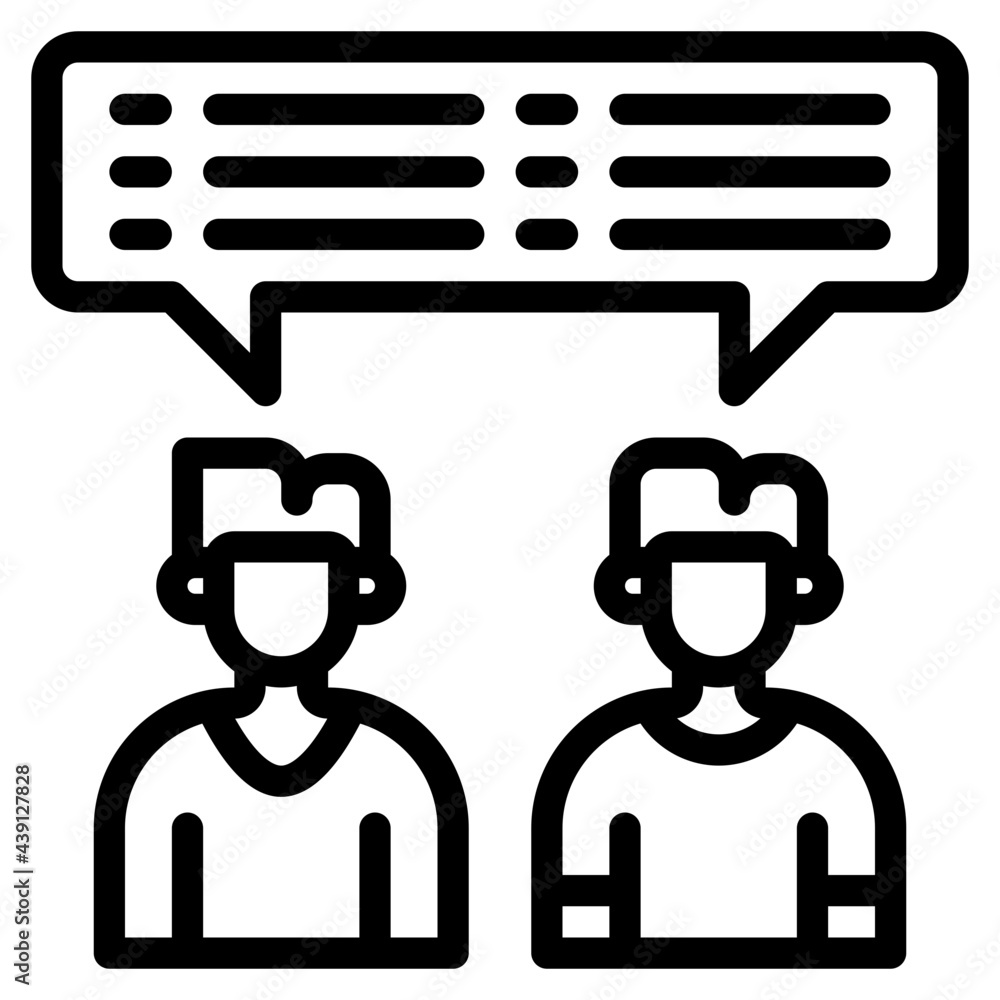 man outline style icon