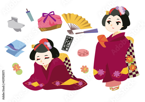 舞妓さんと小物