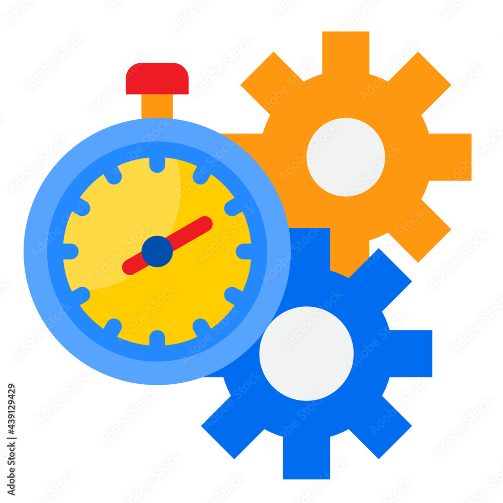 time flat style icon time flat style icon