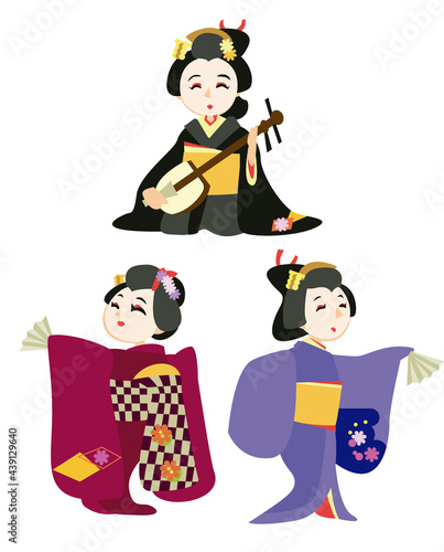 芸妓さんと舞妓さんのお座敷