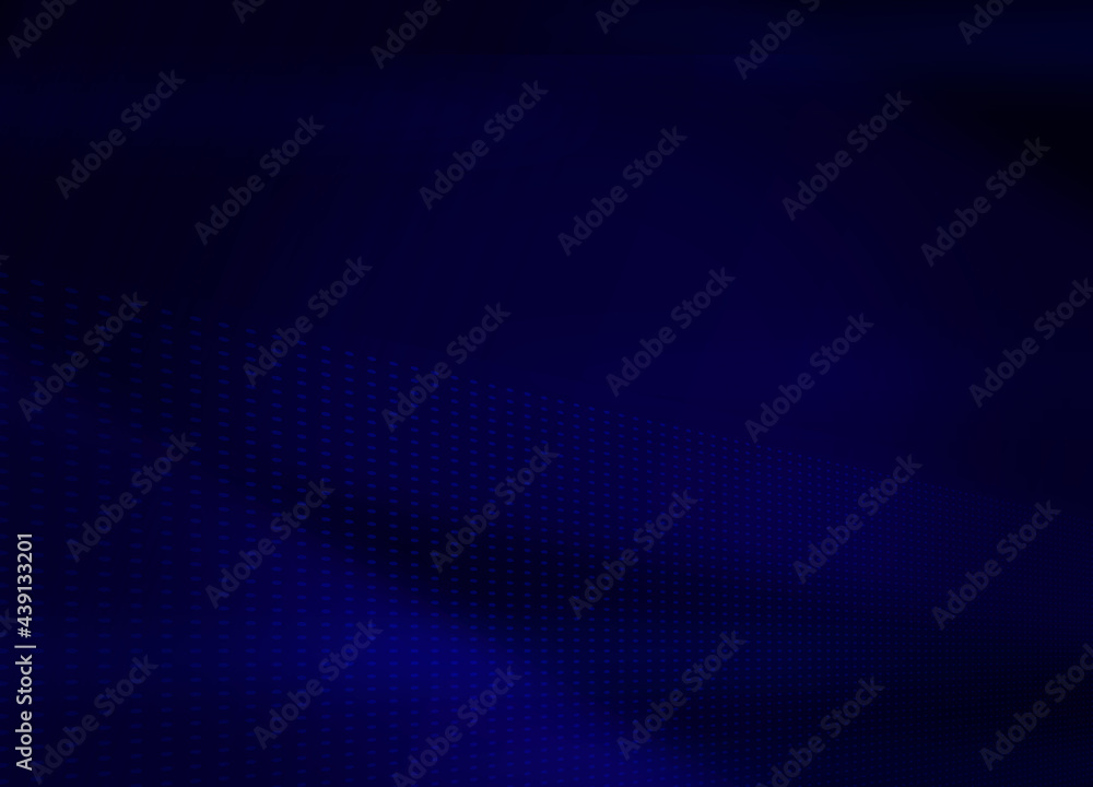 Obraz premium Niebieskie tło z kropkami, 3d, zamazane fragmenty