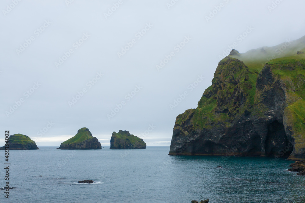 Elephant shape rock, Vestmannaeyjar island beach, Iceland Elephant shape rock, Vestmannaeyjar island beach, Iceland