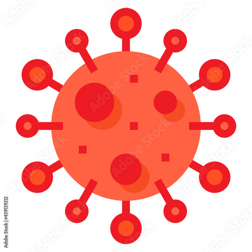 Coronavirus flat icon