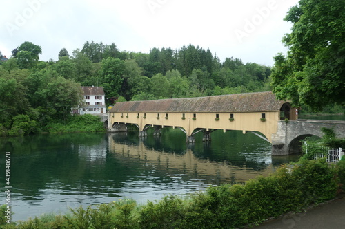 Gedeckte Holzbrücke Rheinau - Lottstetten - Jestetten photo