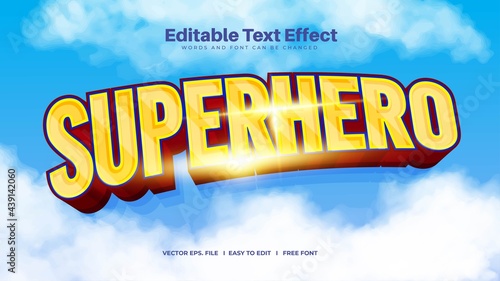 Superhero Text Effect photo