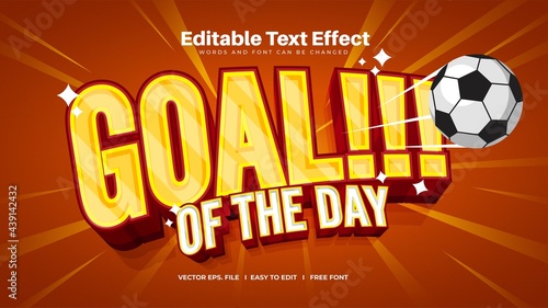 Goal of The Day Text Effect