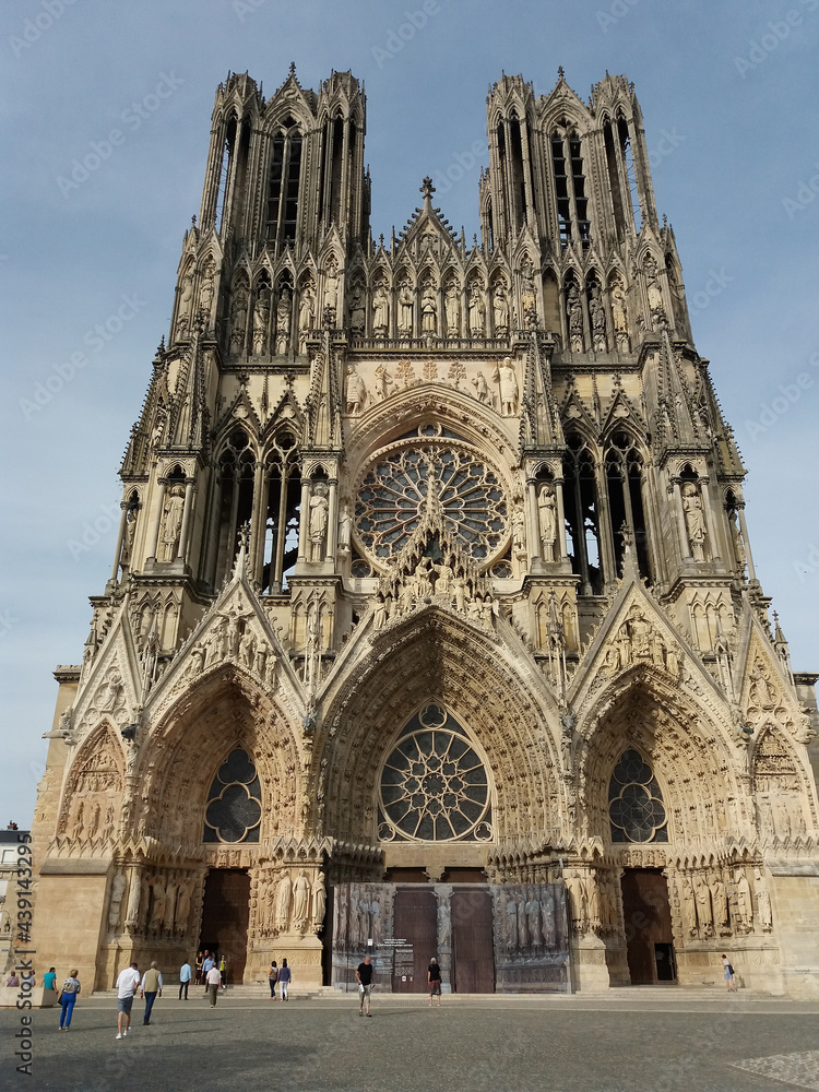 Fototapeta premium Cathédrale de Reims, France