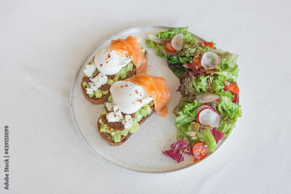 appetizer healthy food sandwich fish vegetables sauce appetizer healthy food sandwich fish vegetables sauce