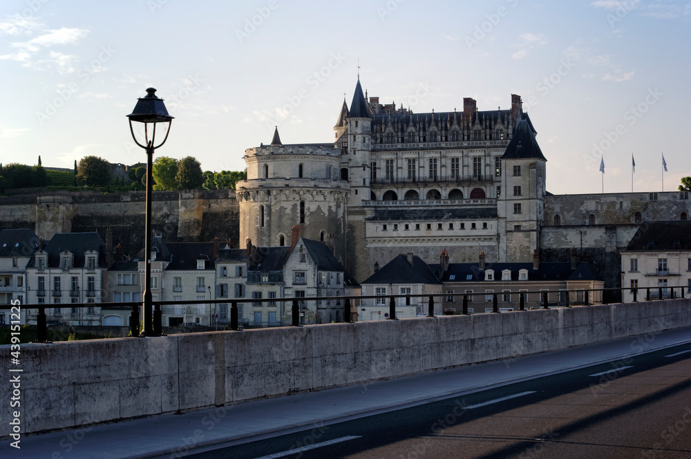 Amboise city in the Loire valley