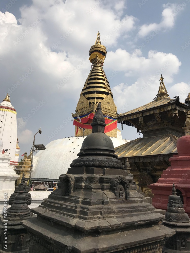 Fototapeta premium Peace's Soyambu Nath, Soyambu, Kathmandu