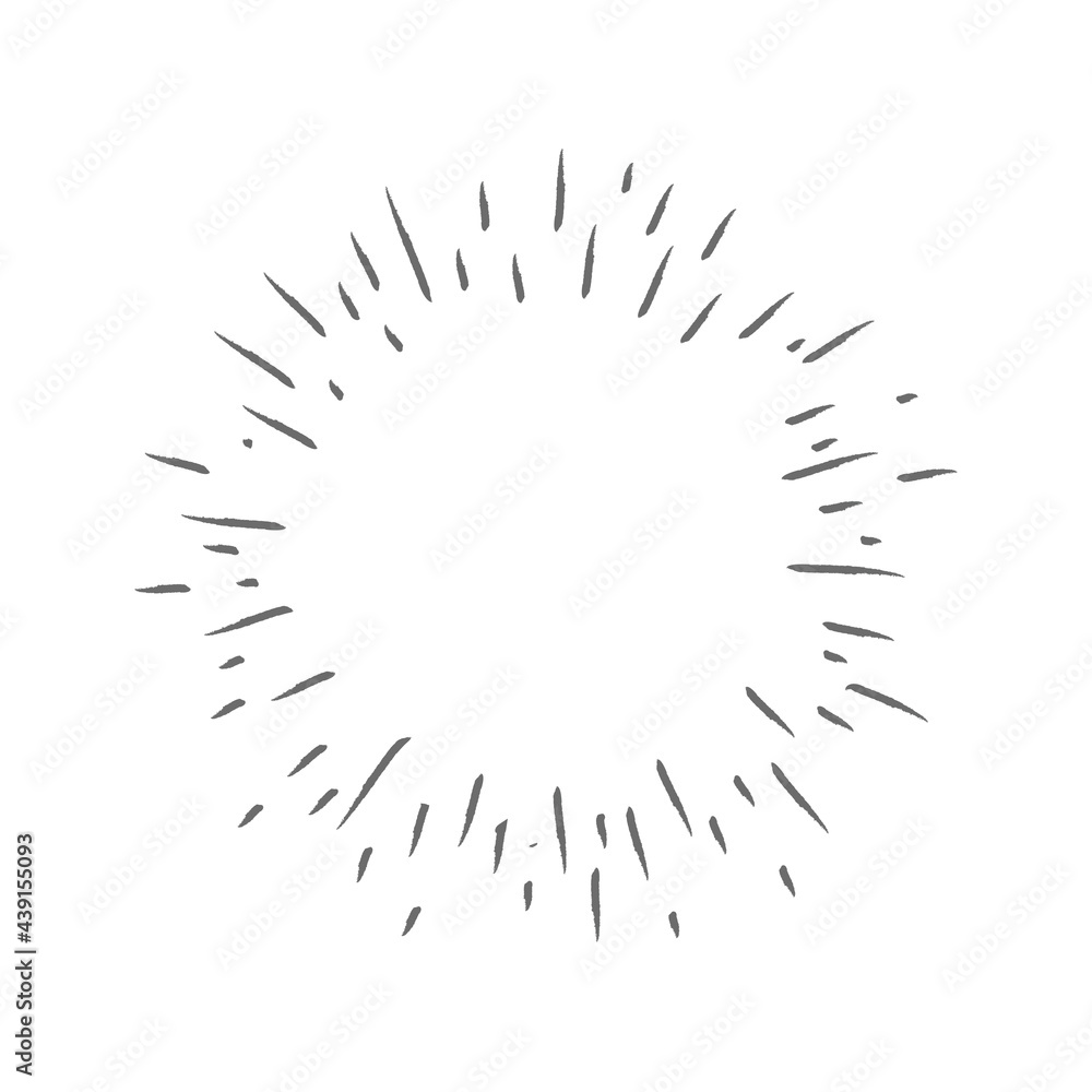 Doodle starburst. Hand drawn sun burst. Vector sketch illustration. Isolated on white background. Doodle starburst. Hand drawn sun burst. Vector sketch illustration. Isolated on white background.