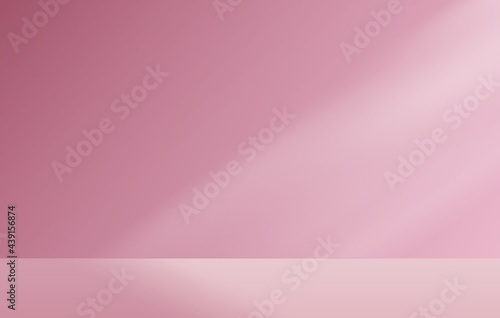 Cosmetic pink background and premium podium display for product presentation branding and packaging . studio stage with shadow of background. vector design