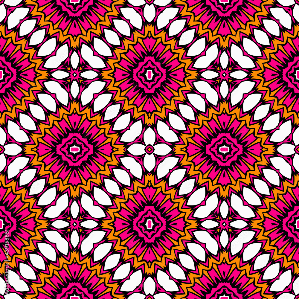 Abstact feminine summer themed seamless pattern
