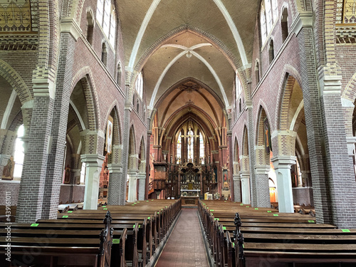 Inside the Sint Vitus Church of Blauwhuis photo