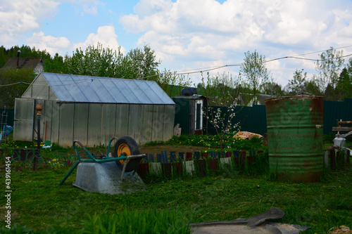 house in the garden