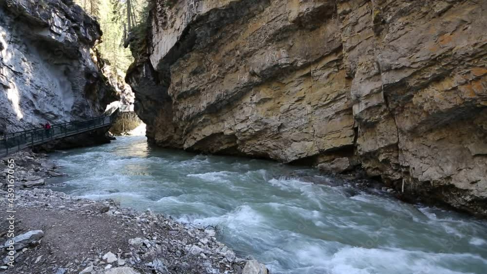 Johnston Canyon River - Alberta, Canada Johnston Canyon River - Alberta, Canada