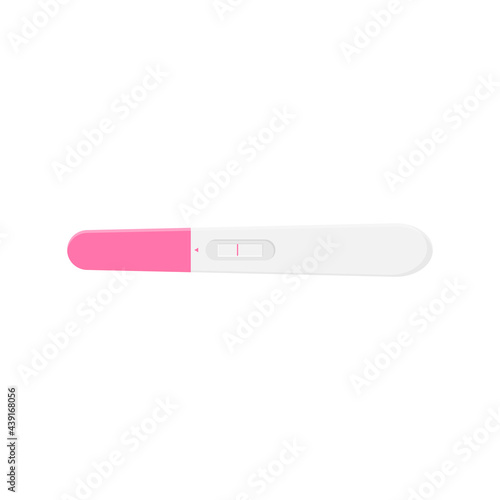 Pregnancy test flat icon.Vector illustration isolated on white background.