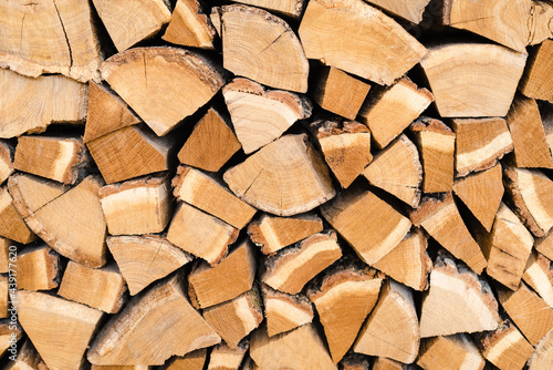 stack of firewood, background of firewood,