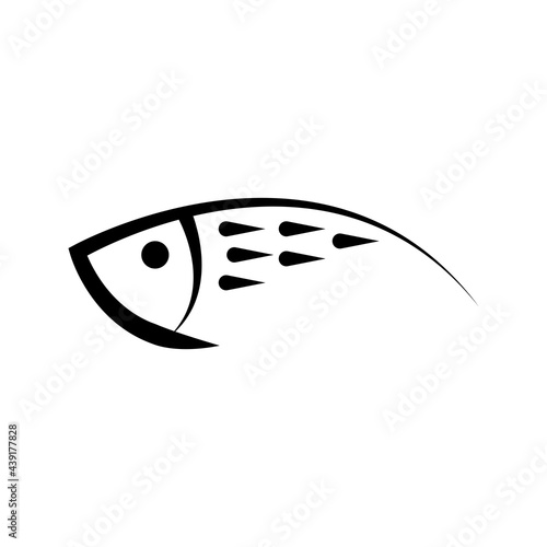 Fish logo concept. animal icons, fish icons and line icons, for logos, icons, symbols